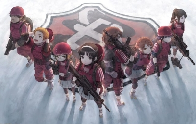 постер аниме Вооруженные школьники: Баскет-армия