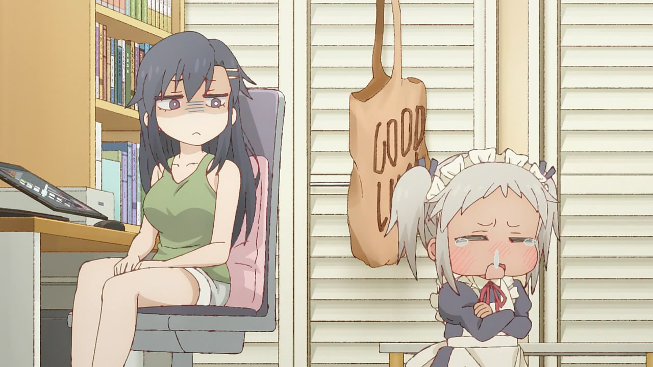 Офисная леди и малышка-призрак. кадры из фильма. 