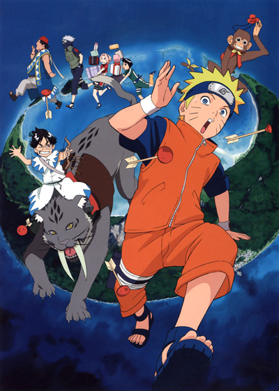   3 :  ,      / Naruto Movie 3: Large Interest Stirred Up! Cresent Moon Island's Animal Rebellion ( ) [ ] [Movie] [RUS(int), JAP][2006 ., , DVDRip] [HWP]