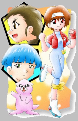 постер аниме Kyuumei Senshi Nanosaver