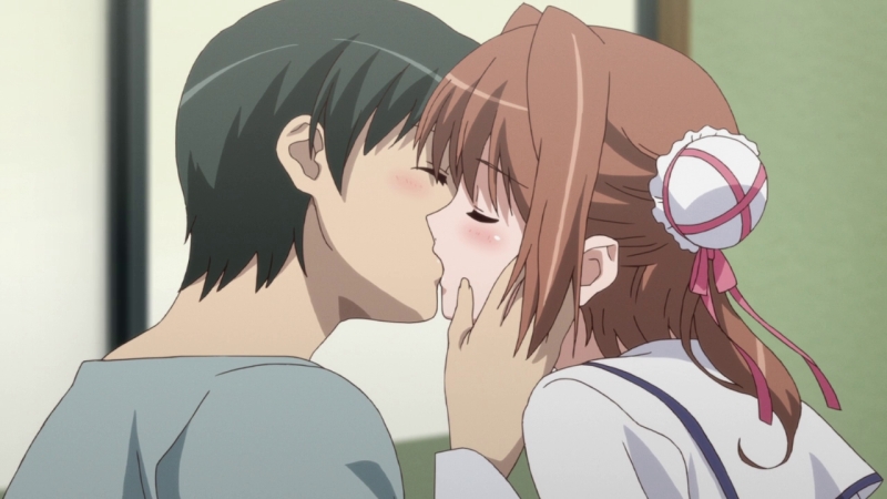 Romance anime where they kiss