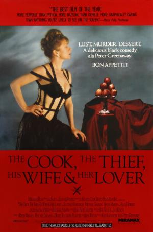 Повар, вор, его жена и её любовник (1989, постер фильма)