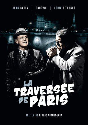 Через Париж (1956, постер фильма)