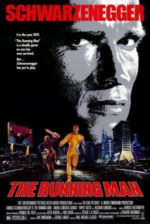 Бегущий человек (1987, постер фильма)