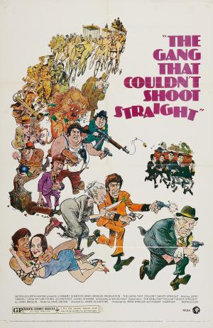 Банда, которая не могла стрелять прямо (1971, постер фильма)