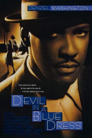 Дьявол в голубом платье (1995, постер фильма)