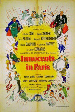 Невинные в Париже (1953, постер фильма)