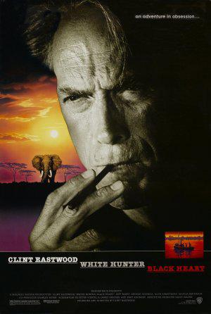 Белый охотник, чёрное сердце (1990, постер фильма)