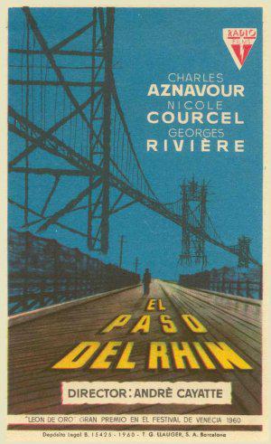 Переход через Рейн (1960, постер фильма)