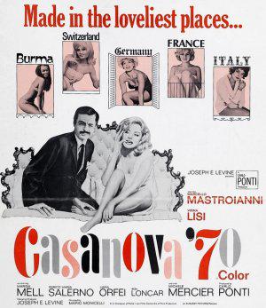 Казанова-70 (1965, постер фильма)