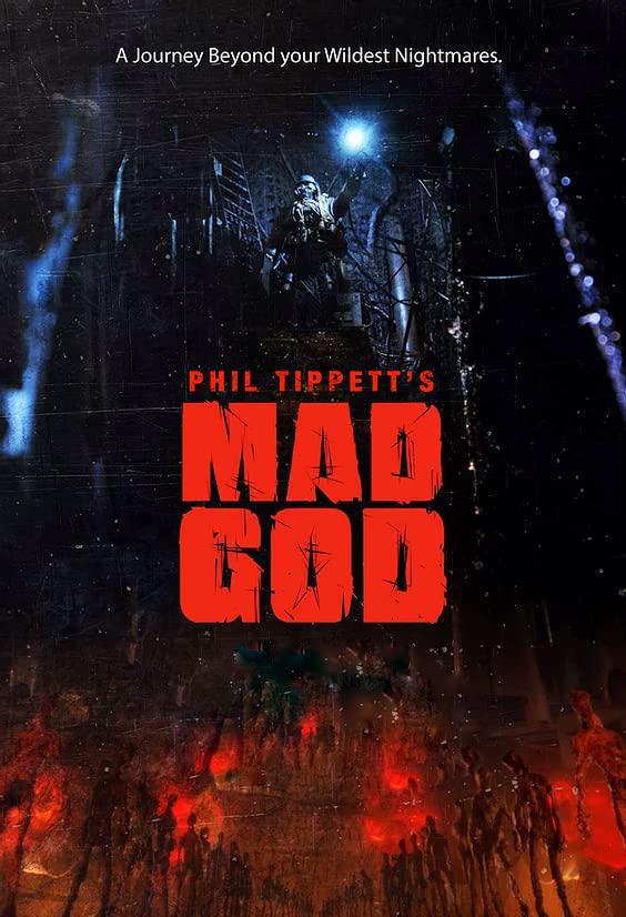 Безумный бог (2021, постер фильма)
