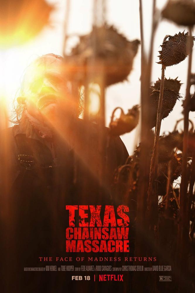 Техасская резня бензопилой (2022, постер фильма)