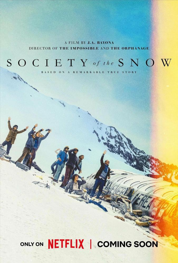 Общество снега (2023, постер фильма)