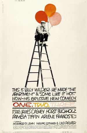 Раз, два, три (1961, постер фильма)
