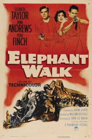 Прогулка на слоне (1954, постер фильма)