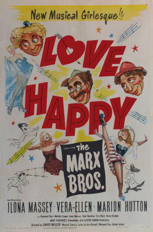 Счастливая любовь (1949, постер фильма)