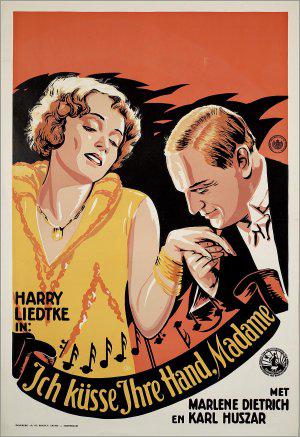 Я целую вашу руку, Мадам (1929, постер фильма)