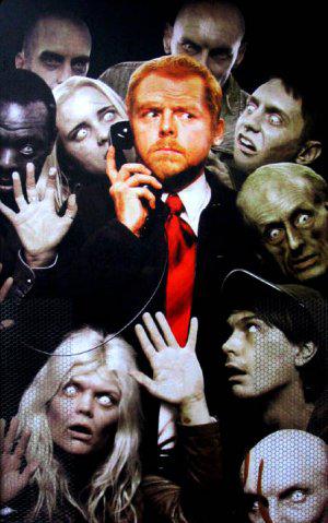 Зомби по имени Шон (2004, постер фильма)