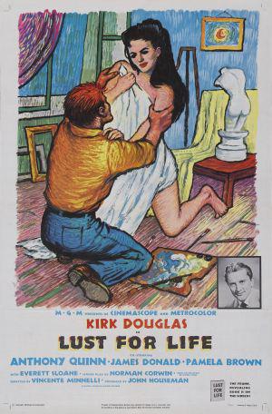 Жажда жизни (1956, постер фильма)