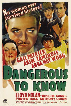 Знать - опасно (1938, постер фильма)