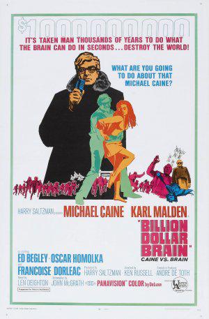 Мозг ценой в миллиард долларов (1967, постер фильма)