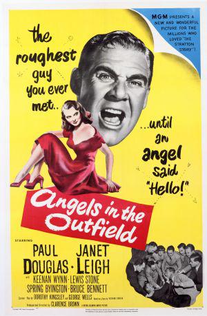 Ангелы у кромки поля (1951, постер фильма)