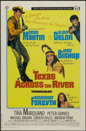 Техас за рекой (1966, постер фильма)