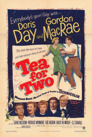 Чай для двоих (1950, постер фильма)