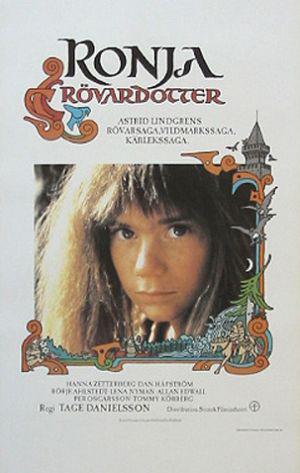 Ронья, дочь разбойника (1984, постер фильма)