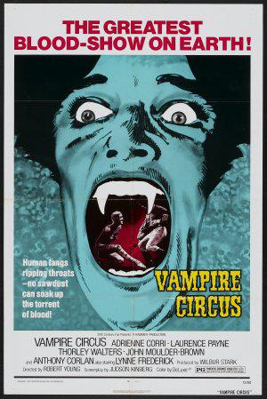 Цирк вампиров (1972, постер фильма)