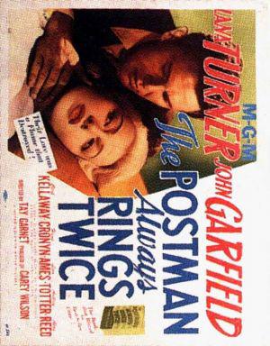 Почтальон всегда звонит дважды (1946, постер фильма)