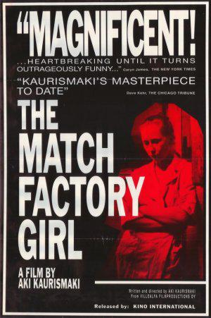 Девушка со спичечной фабрики (1990, постер фильма)
