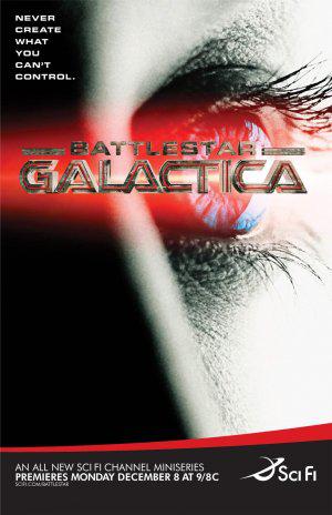 Звёздный крейсер Галактика (2003, постер фильма)