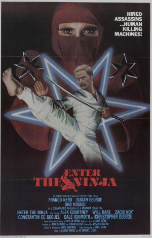 Выход ниндзя (1981, постер фильма)
