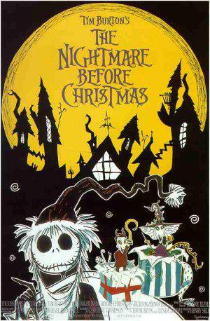 Кошмар перед Рождеством (1993, постер фильма)