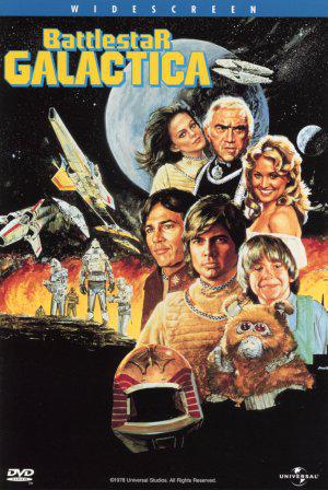 Звёздный крейсер Галактика (1978, постер фильма)