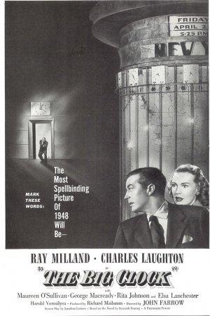 Большие часы (1948, постер фильма)