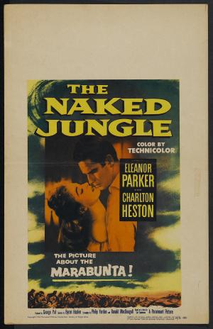 Обнаженные джунгли (1954, постер фильма)