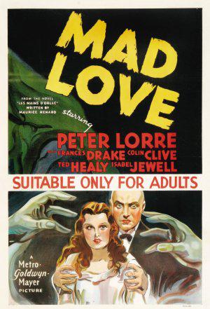 Безумная любовь (1935, постер фильма)