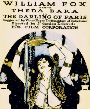Возлюбленная Парижа (1917, постер фильма)