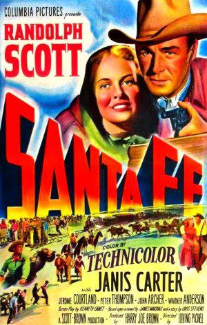 Санта Фе (1951, постер фильма)