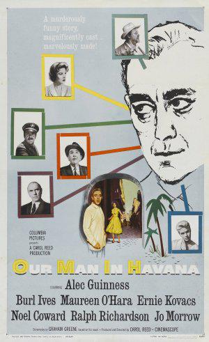 Наш человек в Гаване (1959, постер фильма)