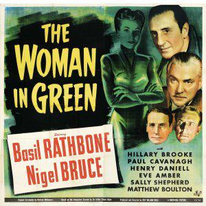 Шерлок Холмс: Женщина в зеленом (1945, постер фильма)