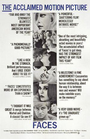 Лица (1968, постер фильма)