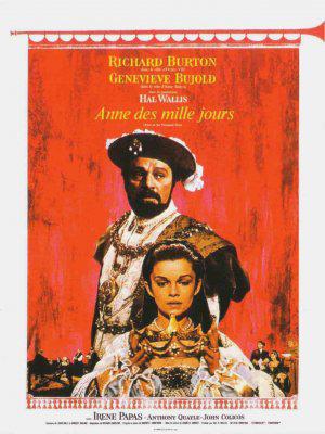 Тысяча дней Анны (1969, постер фильма)