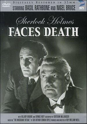 Шерлок Холмс перед лицом смерти (1943, постер фильма)