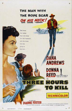 Три часа на убийство (1954, постер фильма)