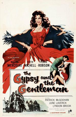 Цыганка и джентльмен (1958, постер фильма)