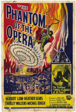 Призрак оперы (1962, постер фильма)