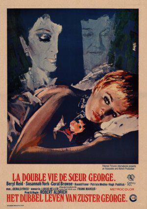Убийство сестры Джордж (1968, постер фильма)
